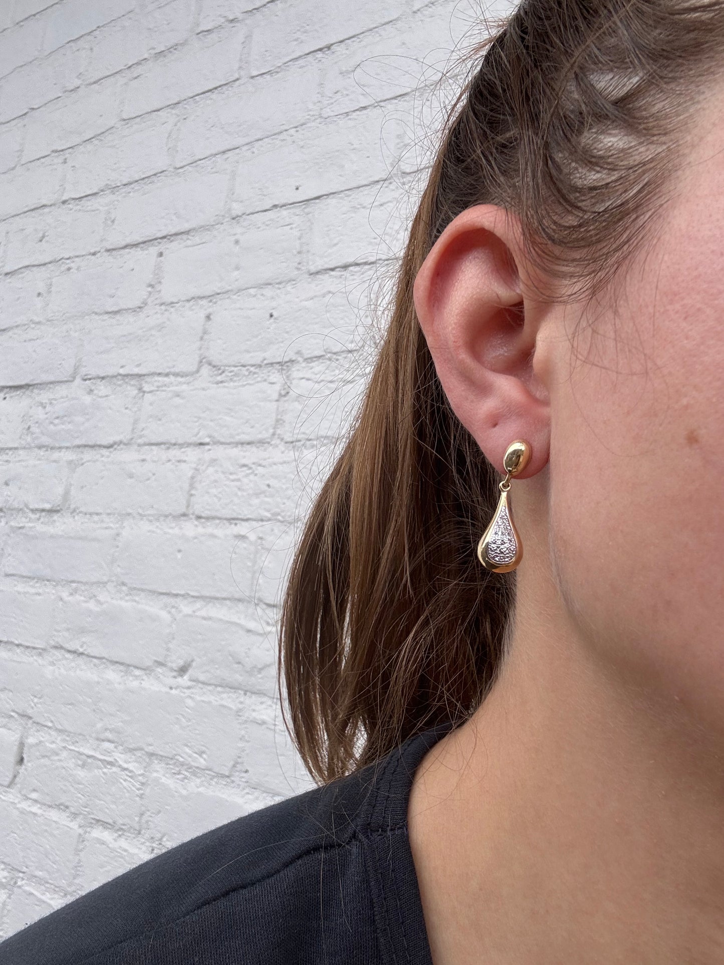 14k Teardrop Earrings