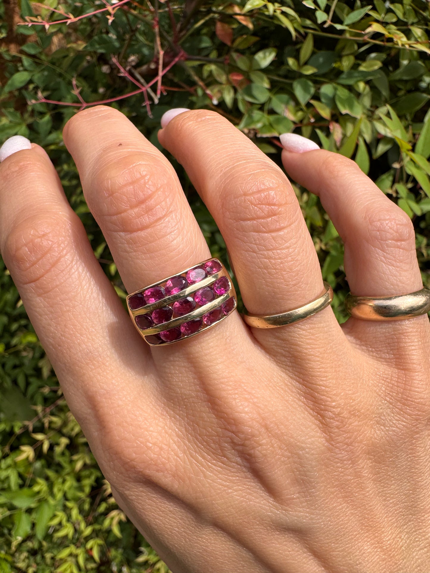 14k Tourmaline Ring, size 6