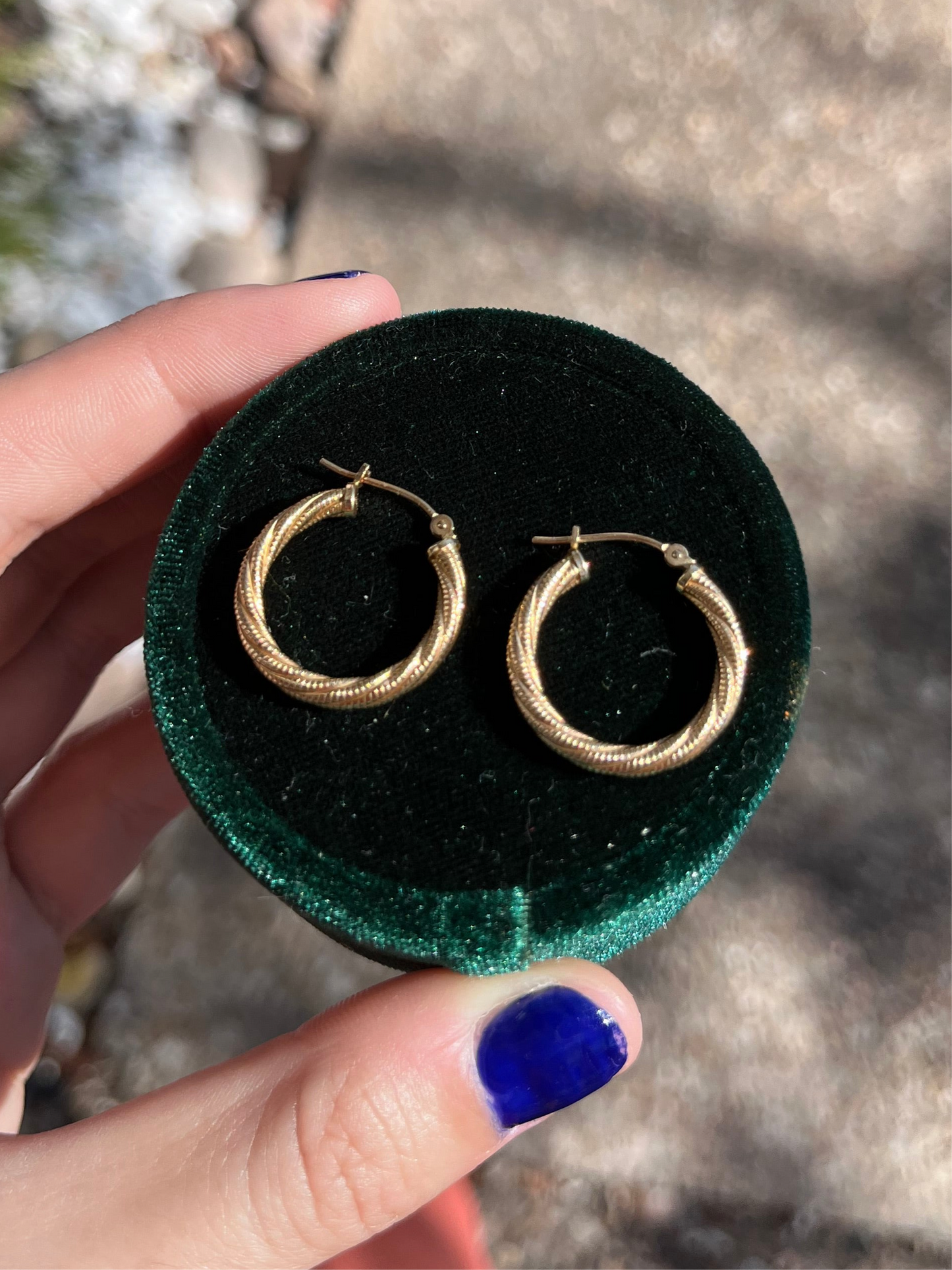 14k Twist Earrings