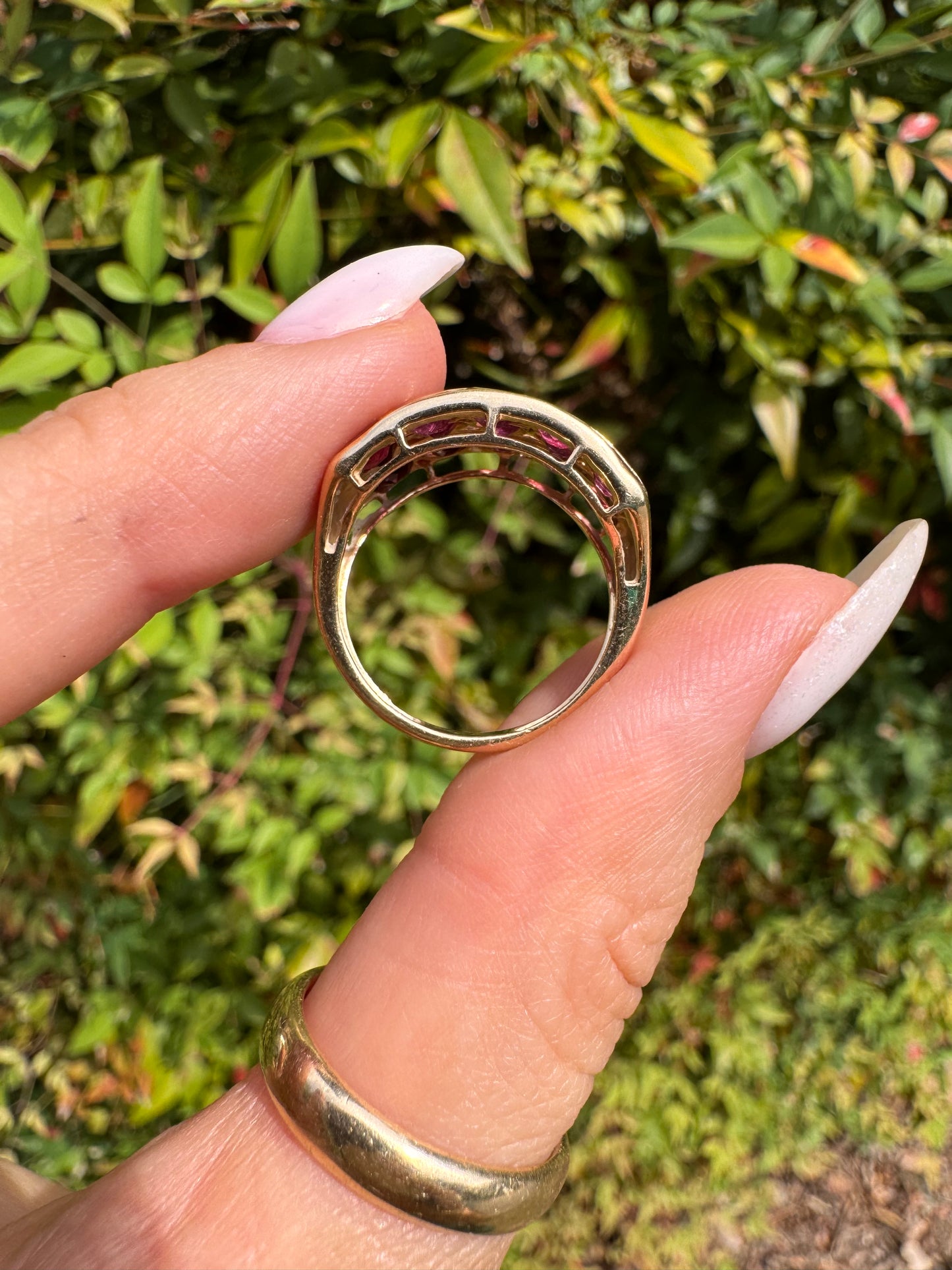 14k Tourmaline Ring, size 6