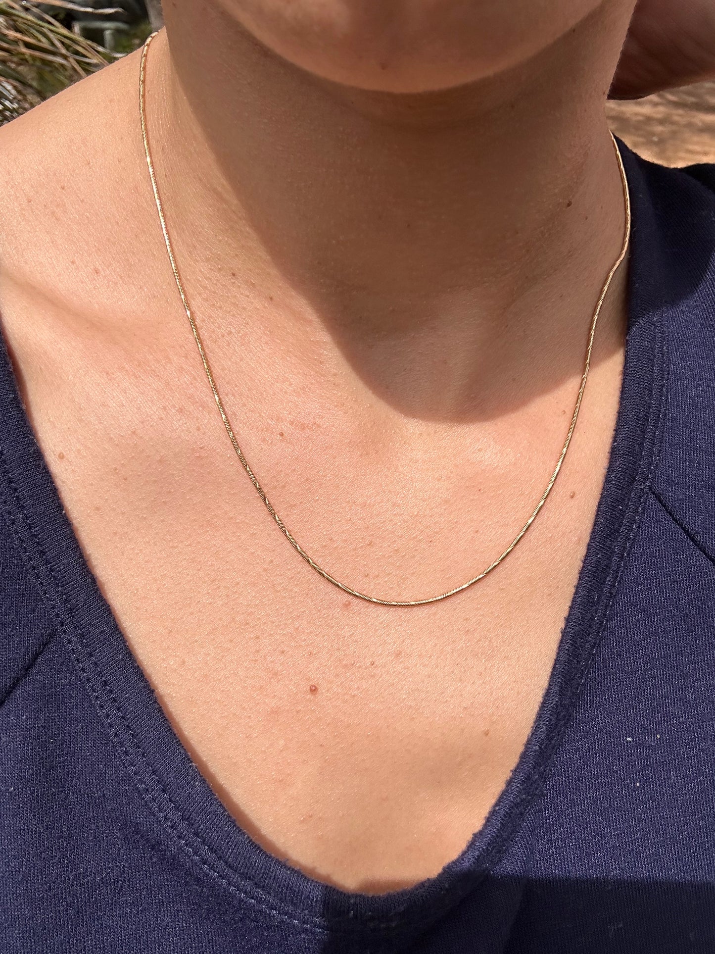 18k snake chain, 20.25", 1.2mm-Chain E