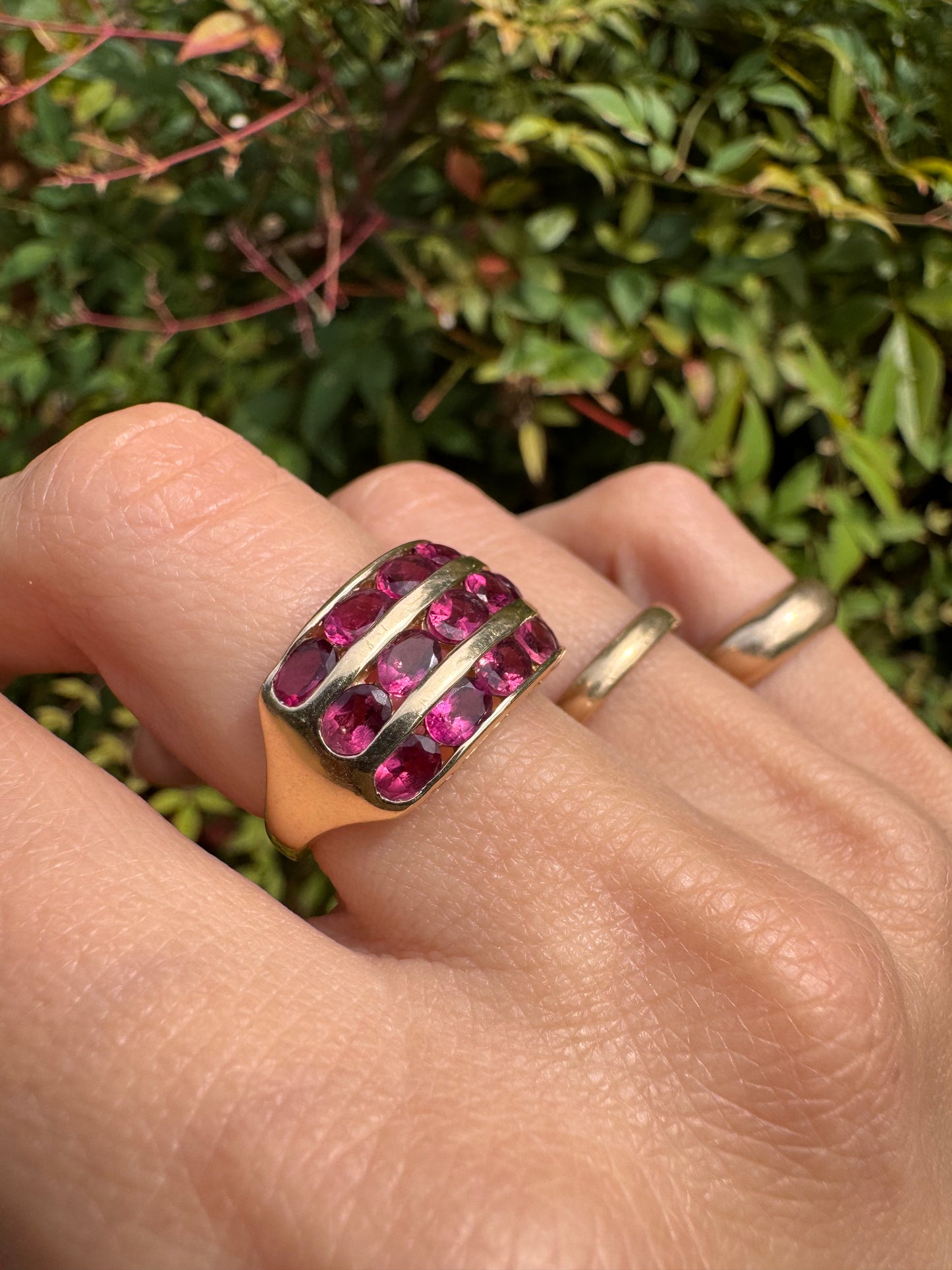 14k Tourmaline Ring, size 6