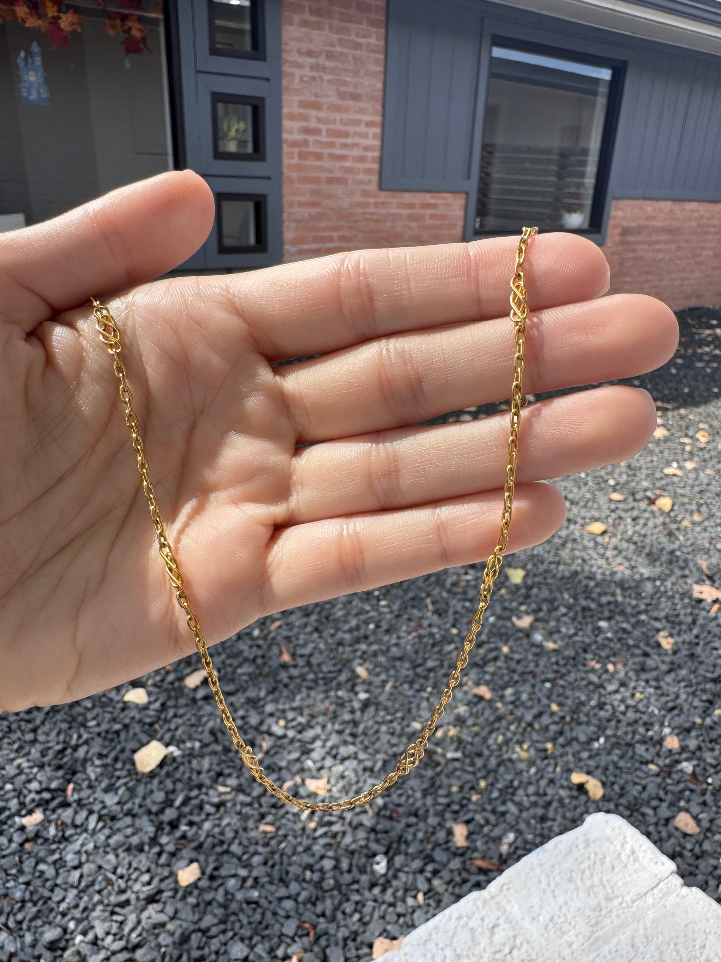 18k Fancy Chain