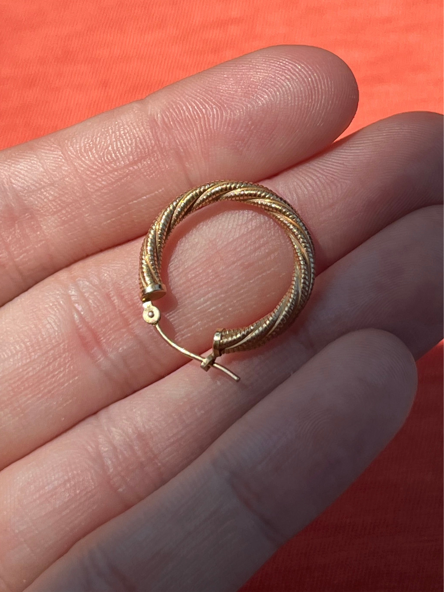 14k Twist Earrings