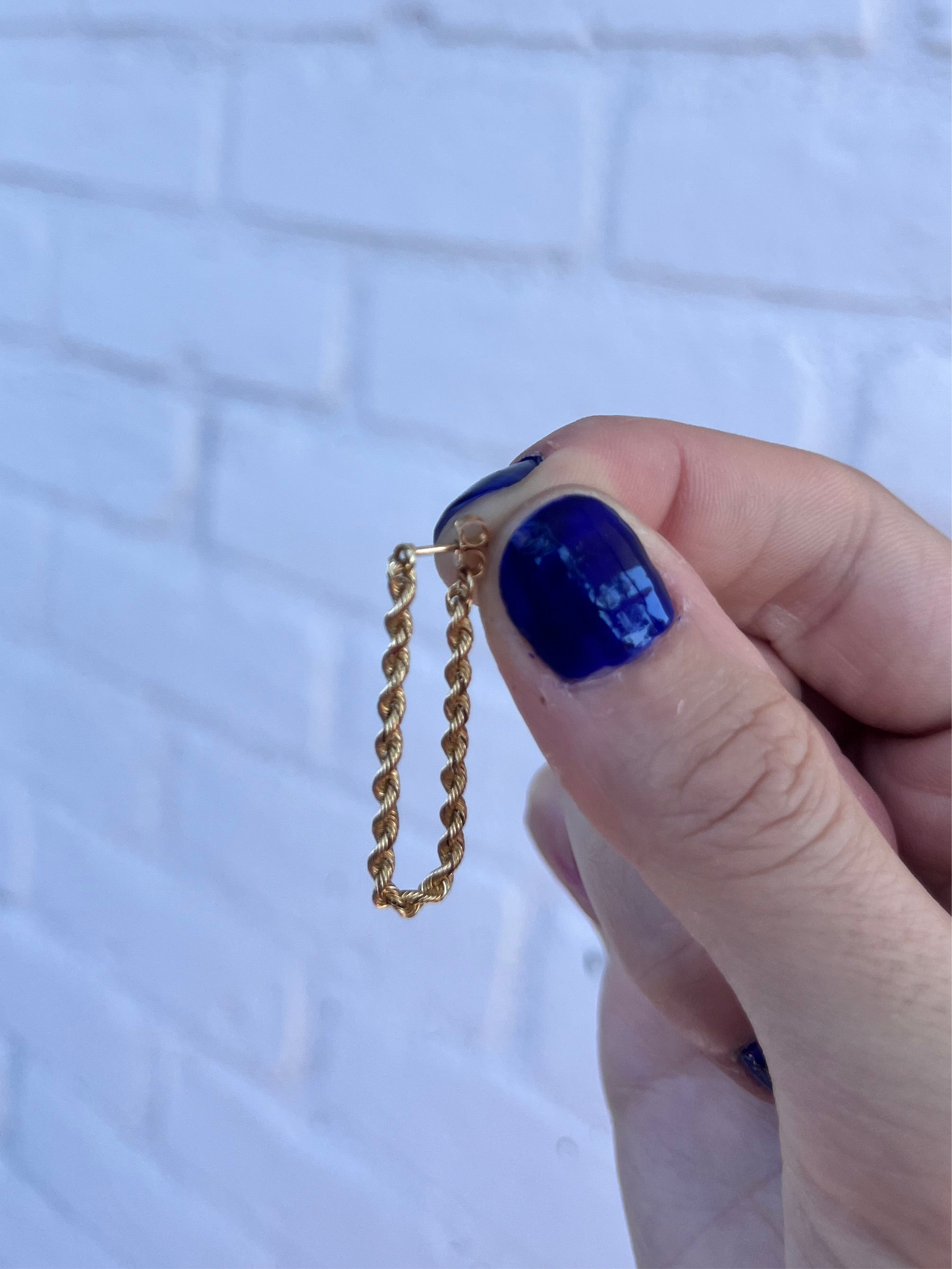 14k Rope Earrings
