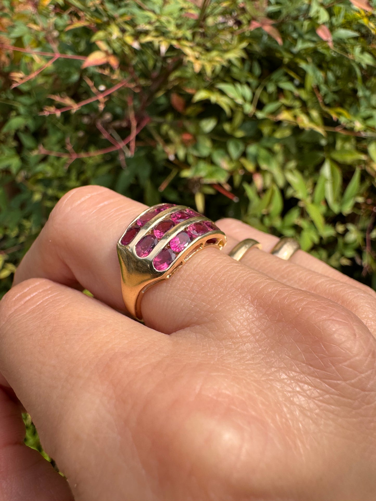 14k Tourmaline Ring, size 6