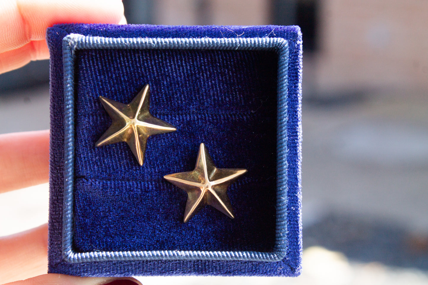 14k Star Earrings