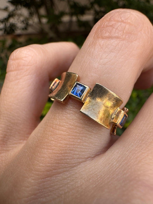 14 Sapphire Ring