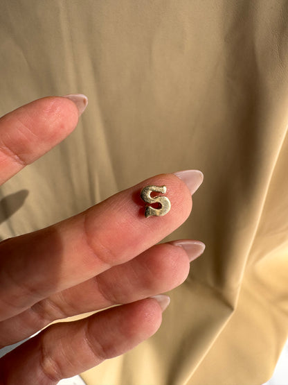 14k "S" Slider Charm