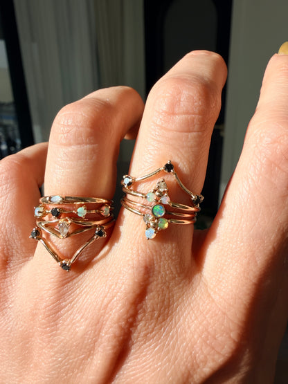 14k Stacker Rings, Various Sizes