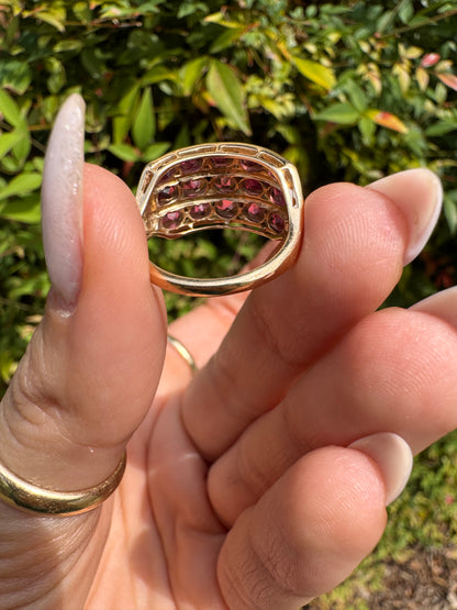 14k Tourmaline Ring, size 6