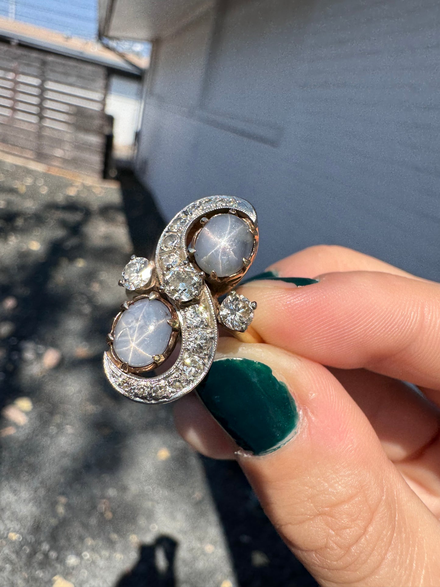 14k Star Sapphire ring