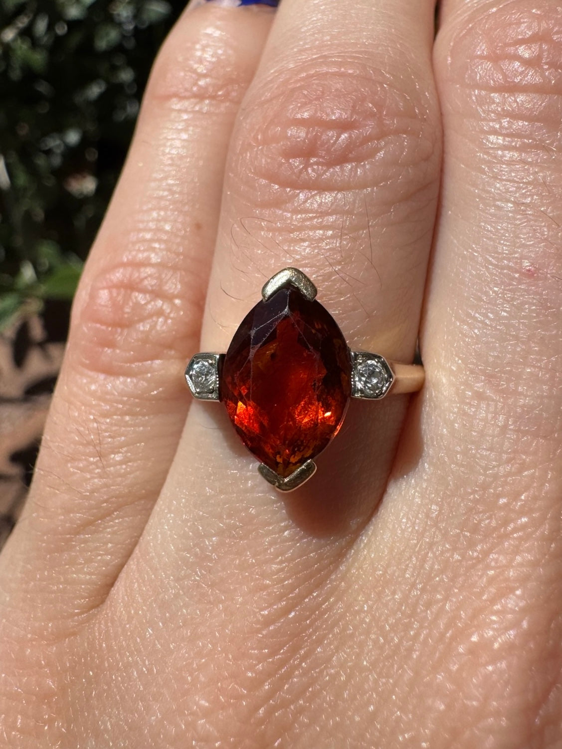 14k Garnet ring