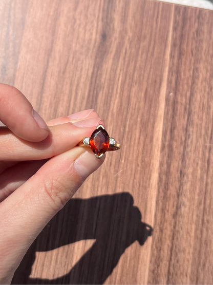 14k Garnet ring