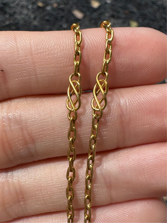 18k Fancy Chain