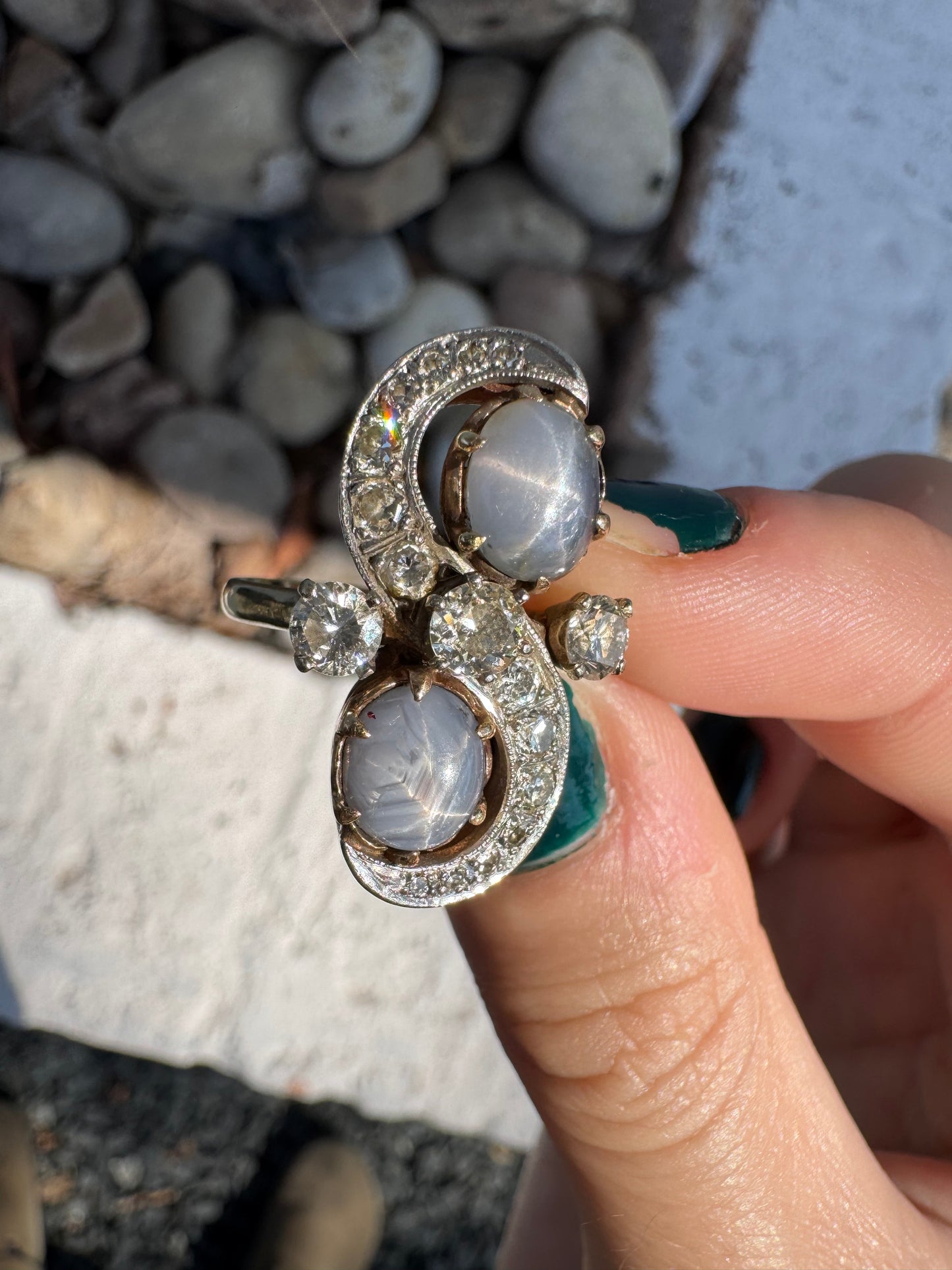 14k Star Sapphire ring