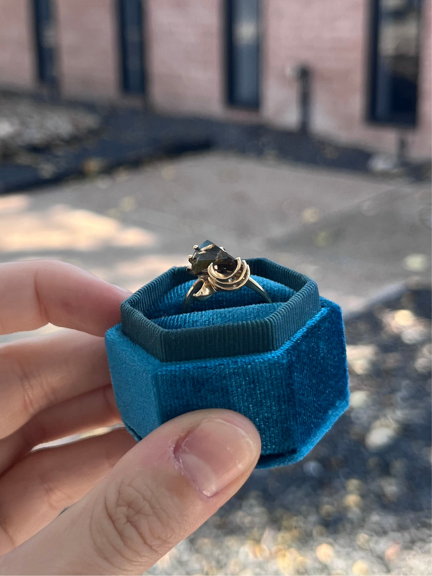 14k Smoky Topaz Ring