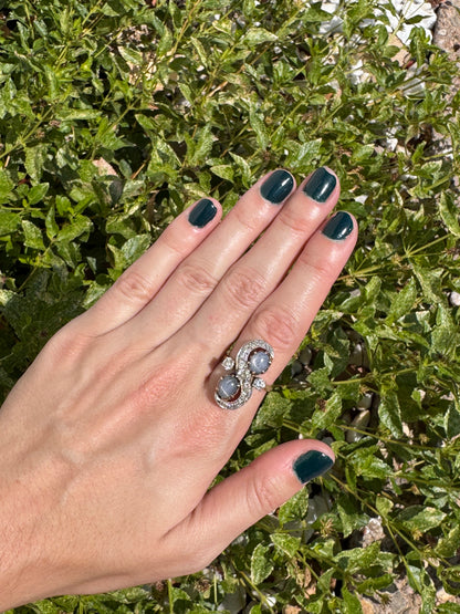 14k Star Sapphire ring