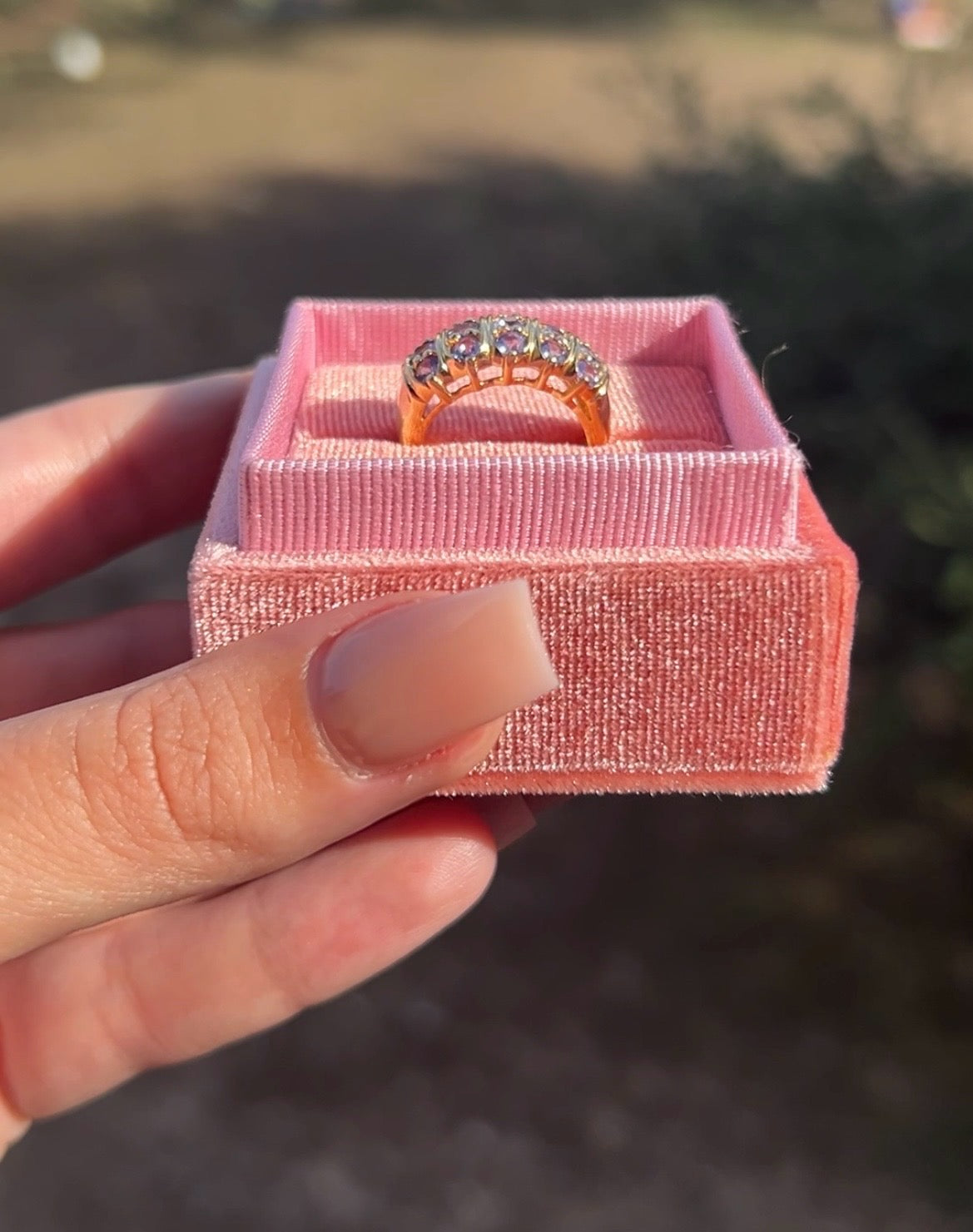 14k Iolite Ring