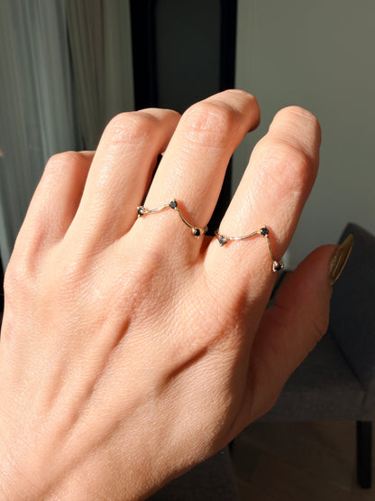 14k Stacker Rings, Various Sizes