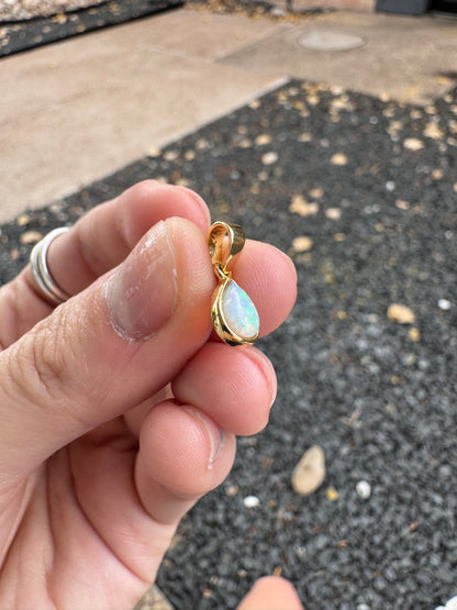 18k Opal Charm