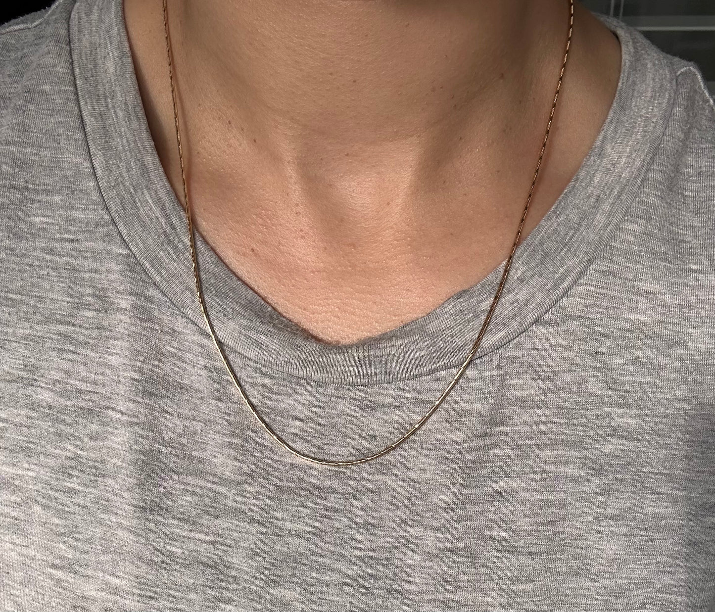 18k snake chain, 20.25", 1.2mm-Chain E