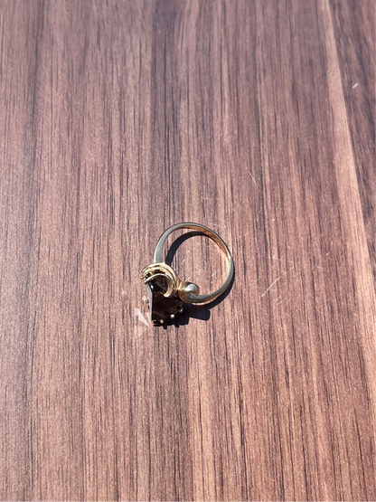 14k Smoky Topaz Ring