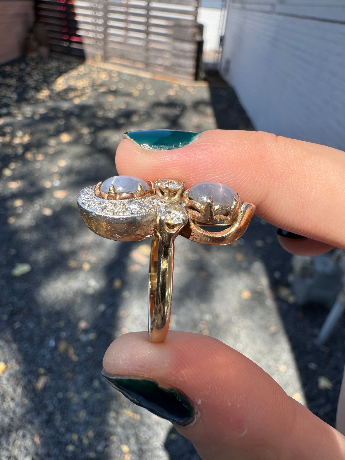 14k Star Sapphire ring