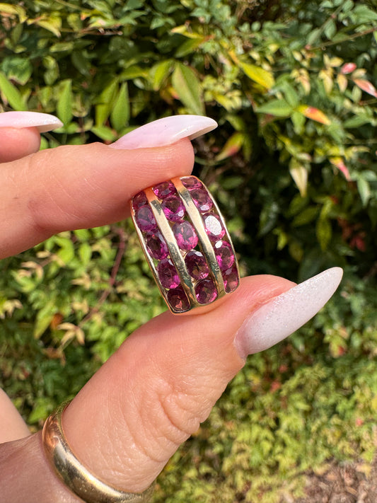 14k Tourmaline Ring, size 6
