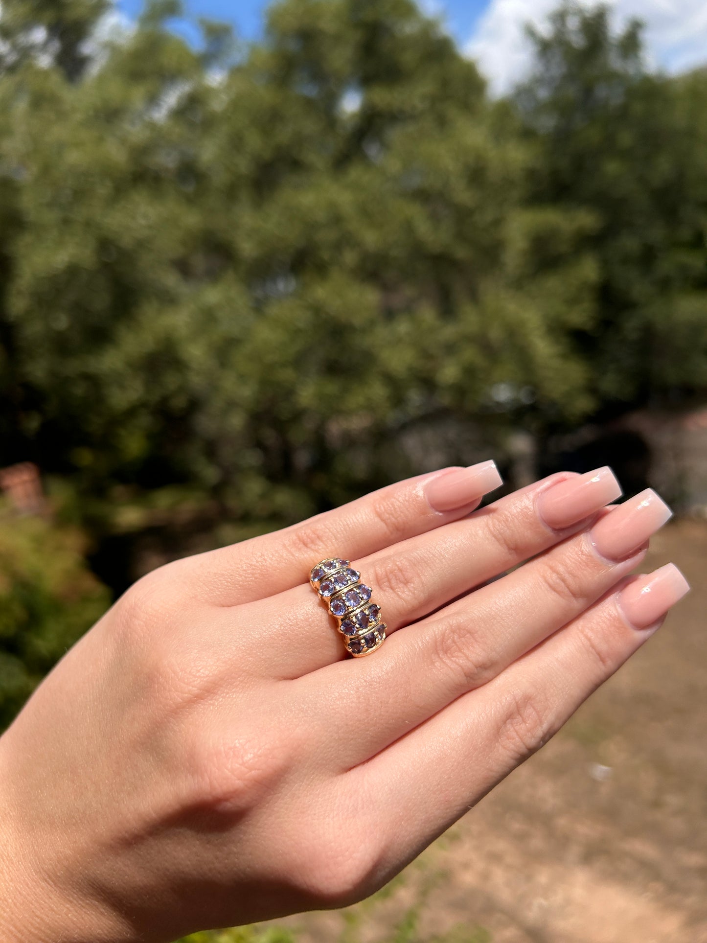 14k Iolite Ring