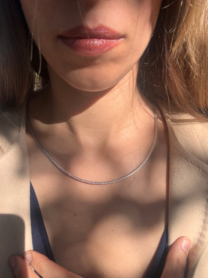 14k double sided chain, 18"