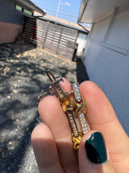 14k diamond bracelet-X