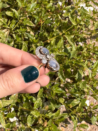 14k Star Sapphire ring