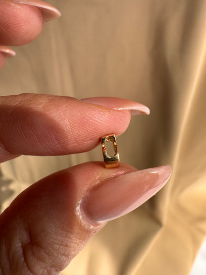 14k "S" Slider Charm