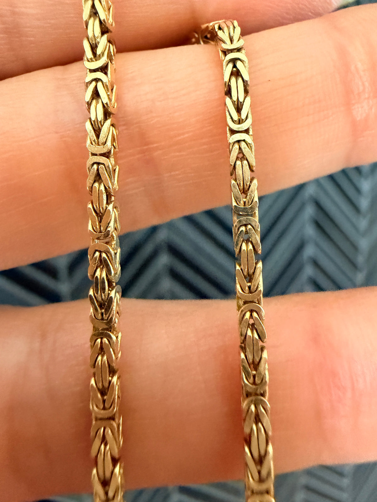 14k 3D Byzantine Bracelet
