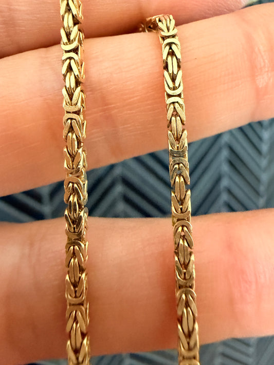 14k 3D Byzantine Bracelet