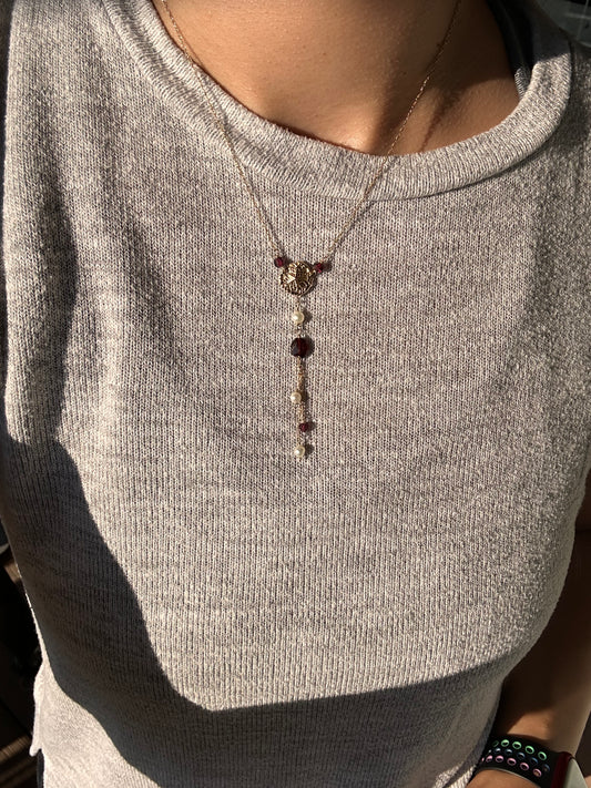 14k Sand dollar necklace