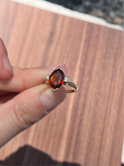 14k Garnet ring