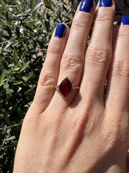 14k Garnet ring