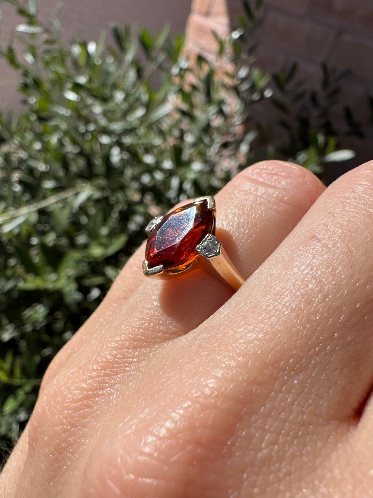 14k Garnet ring