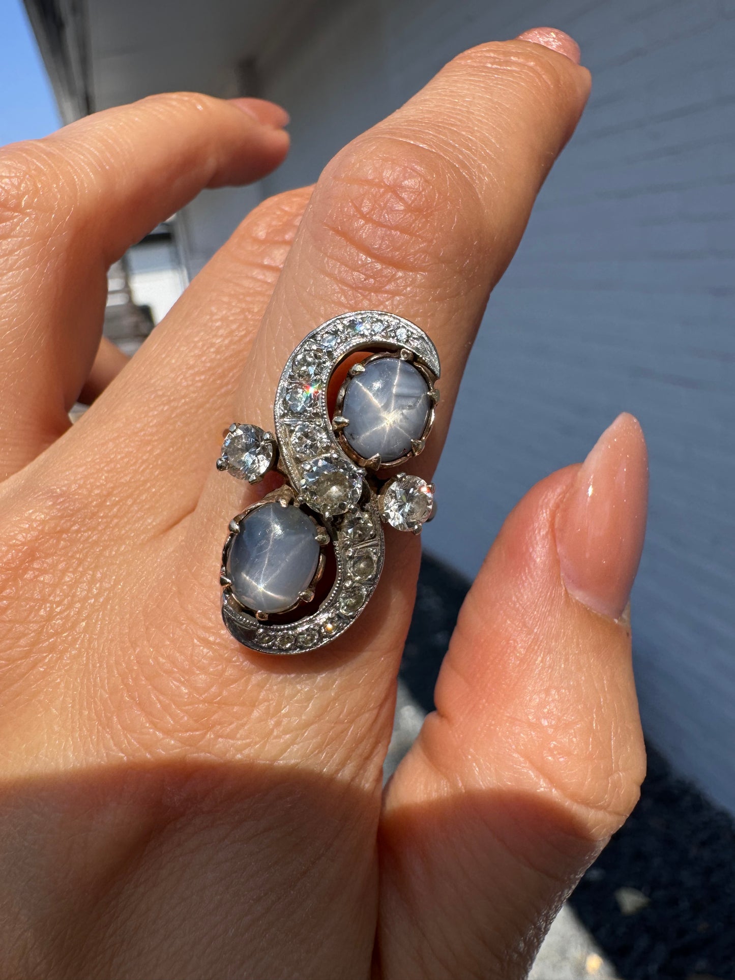 14k Star Sapphire ring