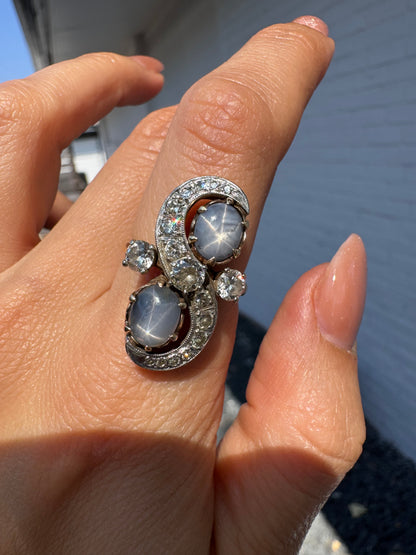 14k Star Sapphire ring