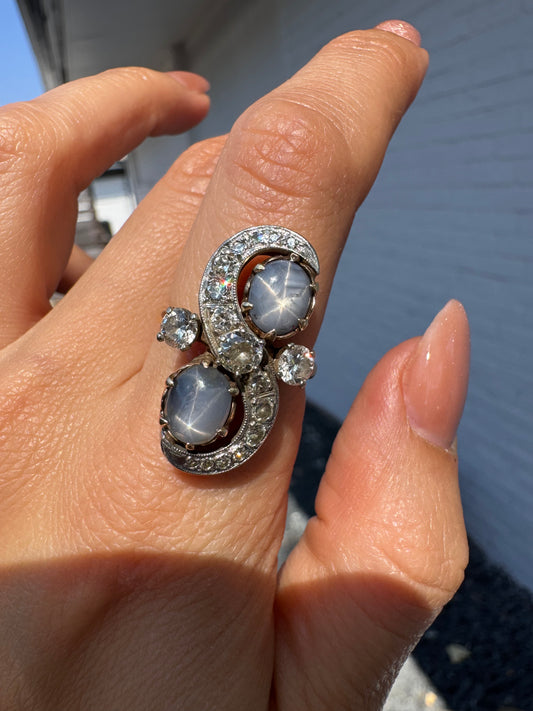 14k Star Sapphire ring