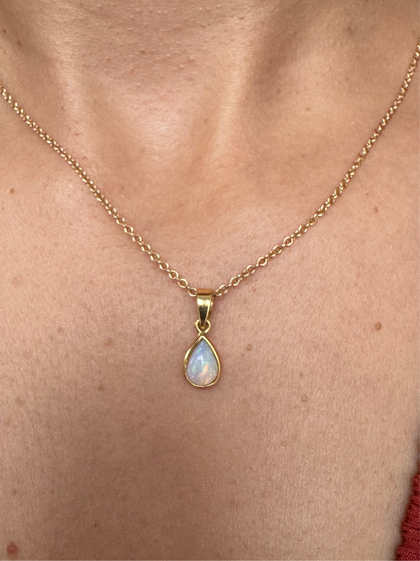 18k Opal Charm