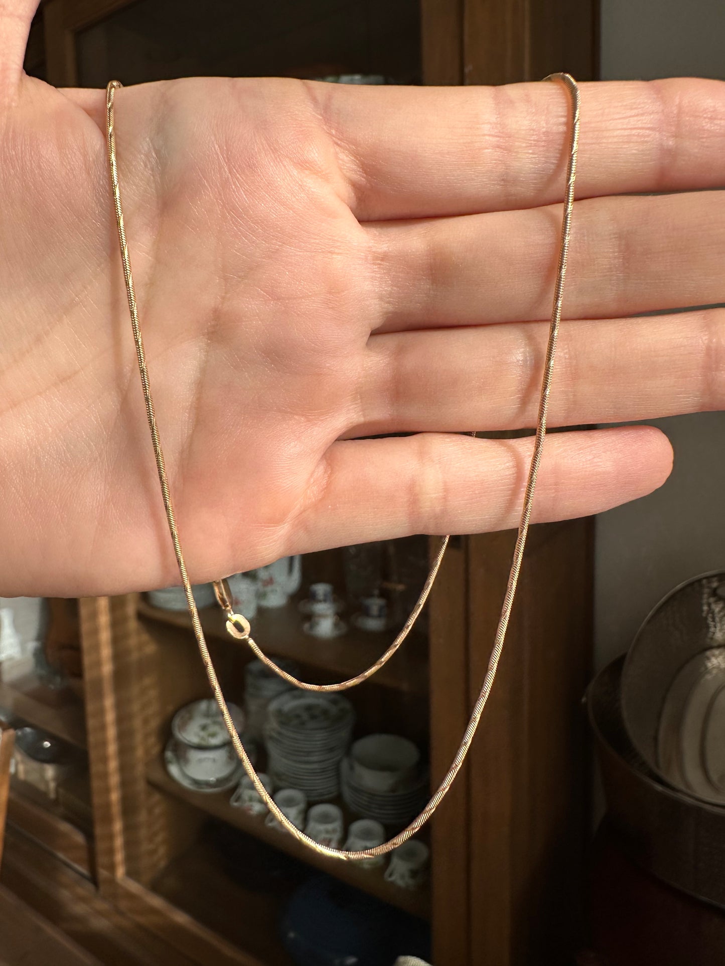 18k snake chain, 20.25", 1.2mm-Chain E