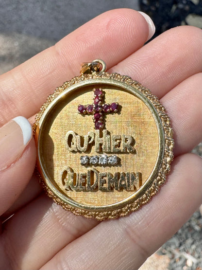 14k Qu'hier qu Demain Charm