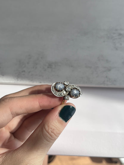 14k Star Sapphire ring