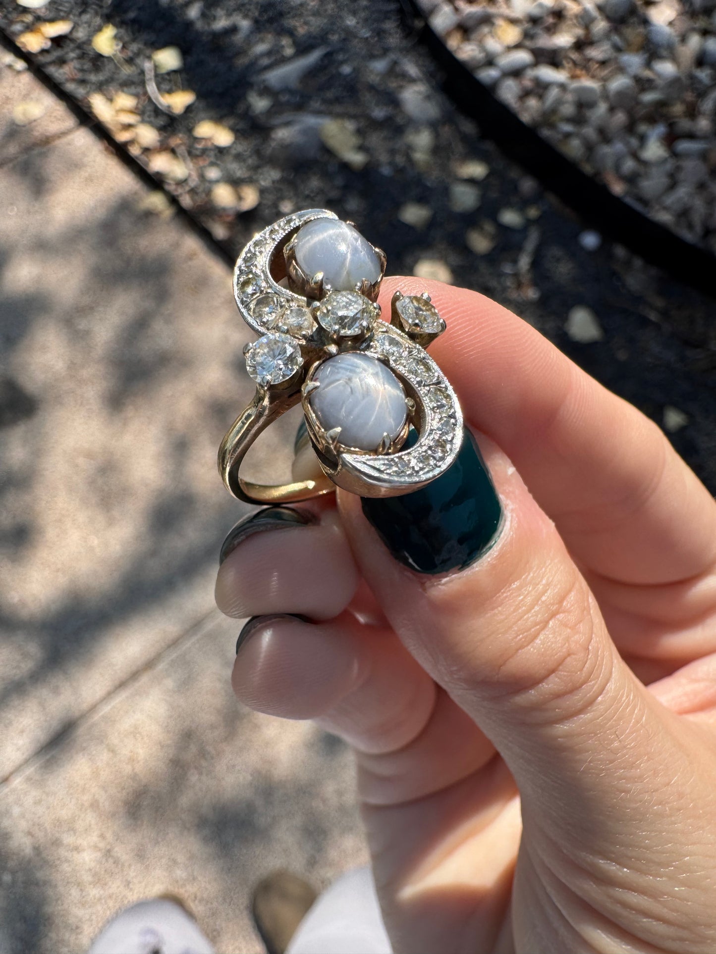 14k Star Sapphire ring