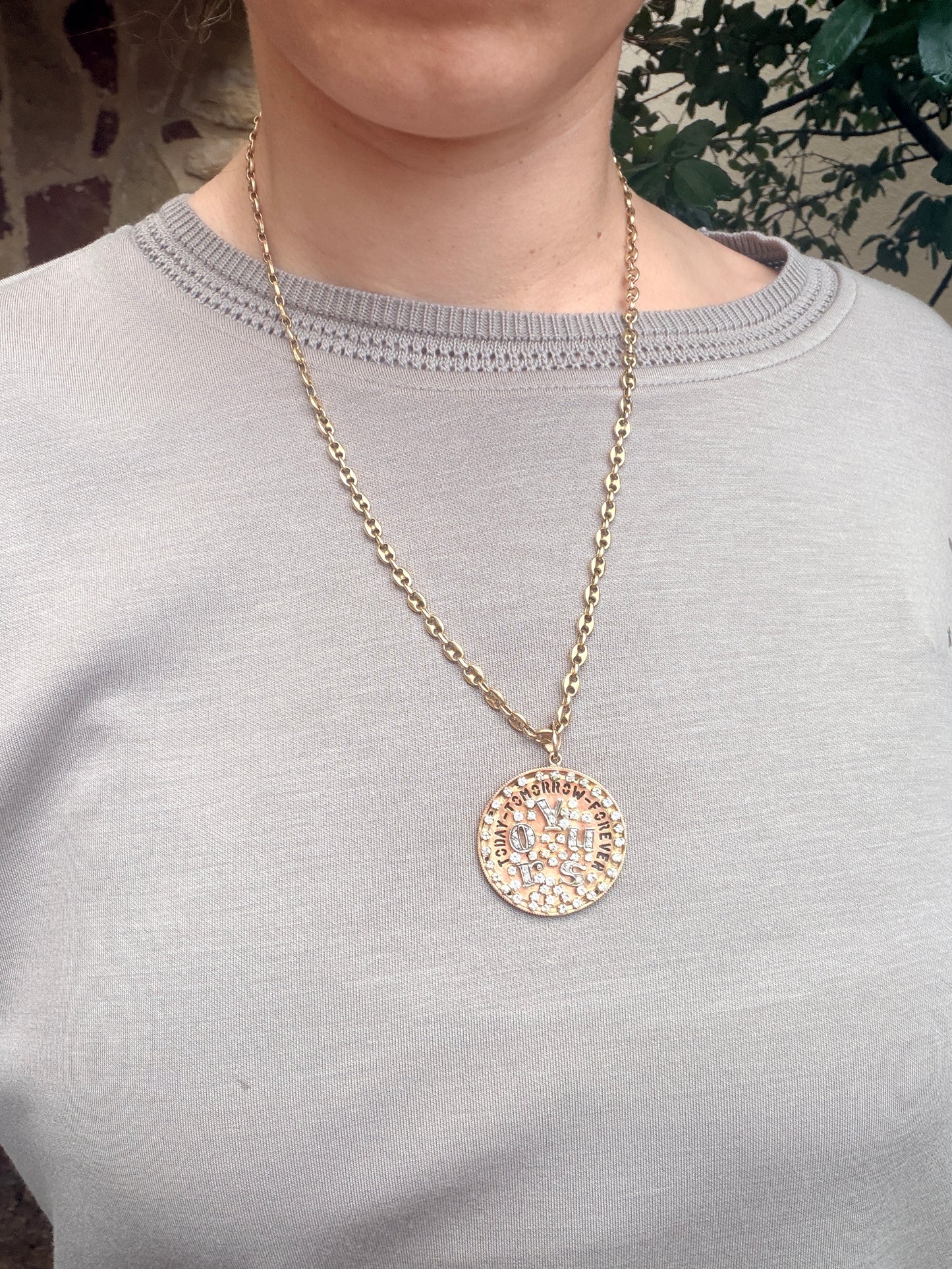 14k Midcentury Charm-Today, Tomorrow, Forever Yours