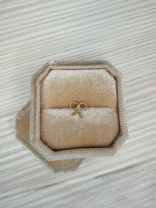 14k Bow-single earring